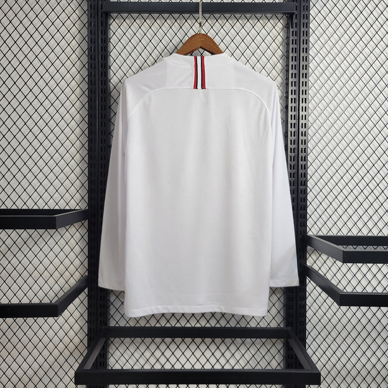 Camisa PSG Manga Longa Retrô 18/19 - Branco