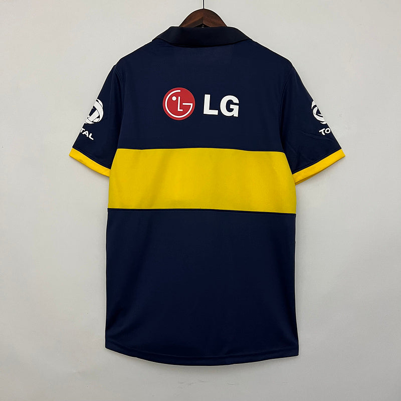 Camisa Boca Juniors Retrô 09/10 - Nike - Azul e Amarela