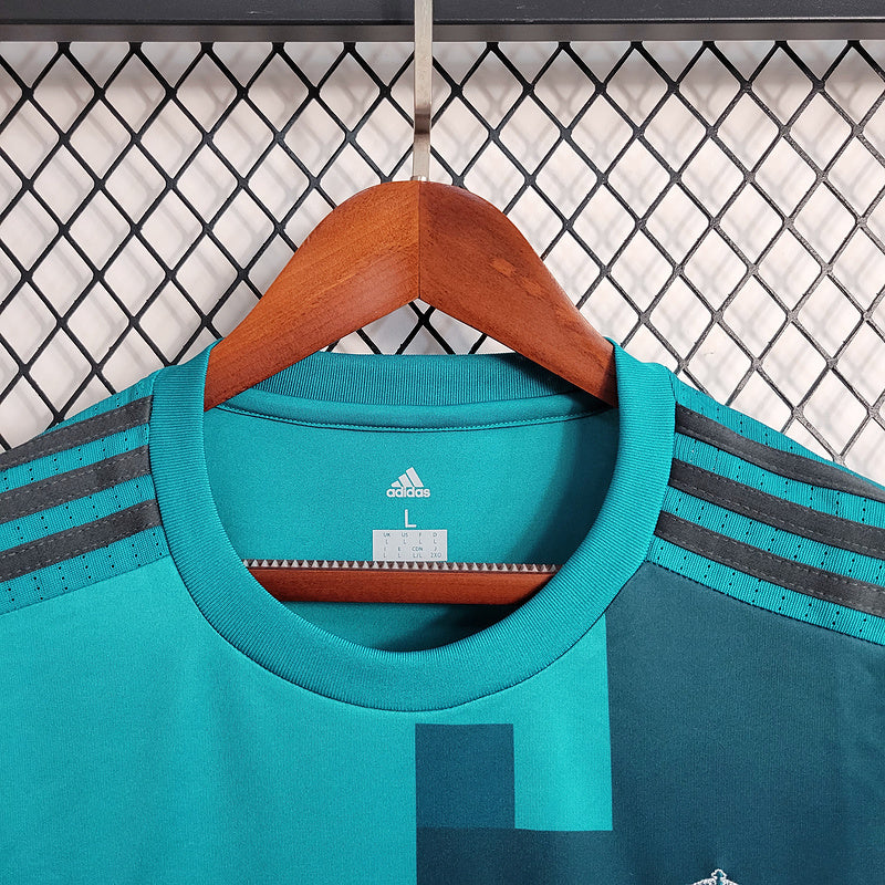 Camisa Real Madrid Manga Longa Retrô 17/18 Away