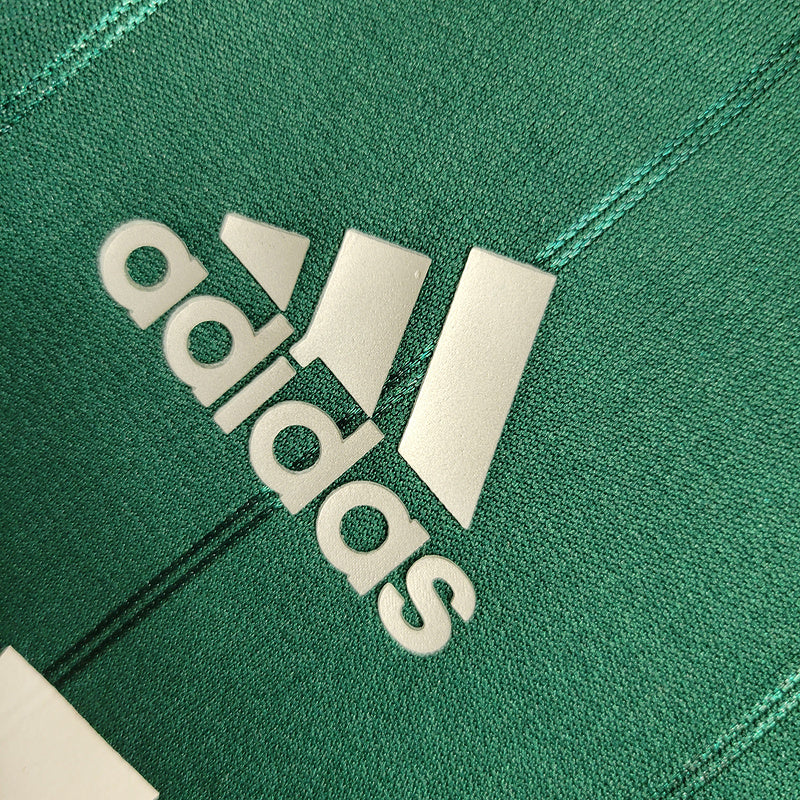 Camisa Real Madrid Manga Longa Retrô 12/13 - Verde