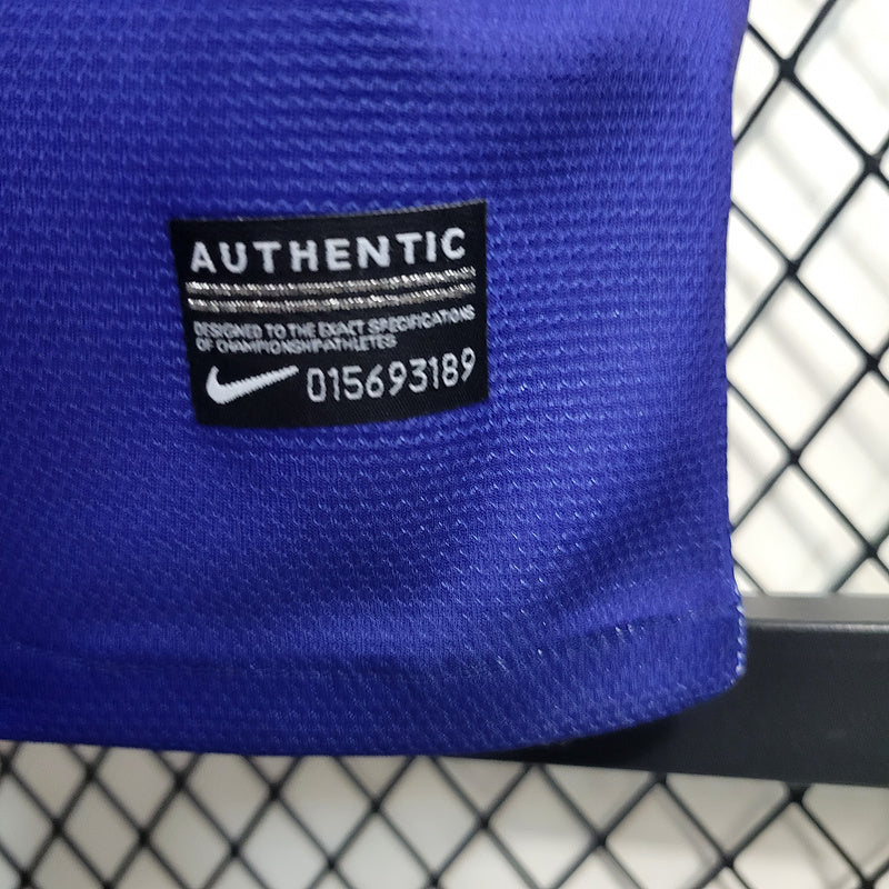 Camisa Barcelona Retrô 2012/2013 Azul e Grená - Nike