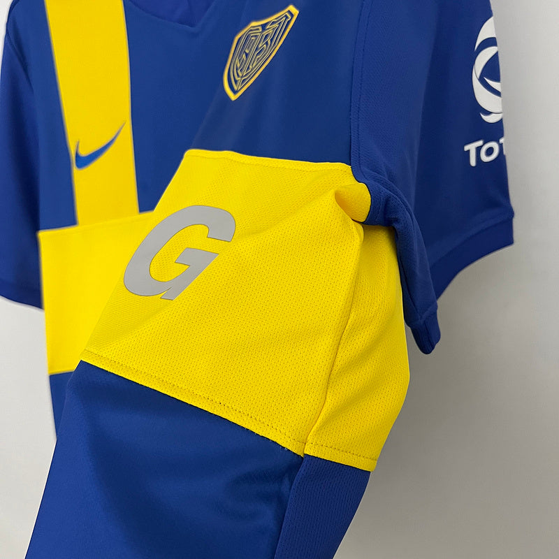 Camisa Boca Juniors Retrô Special 09/10 - Nike - Azul e Amarela