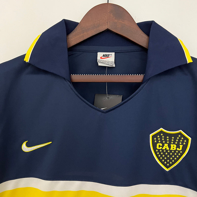 Camisa Boca Juniors Retrô 96/97 Nike - Azul e Amarela