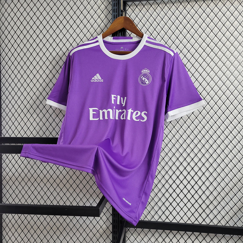 Camisa Real Madrid Retrô 17/18 - Away Roxo
