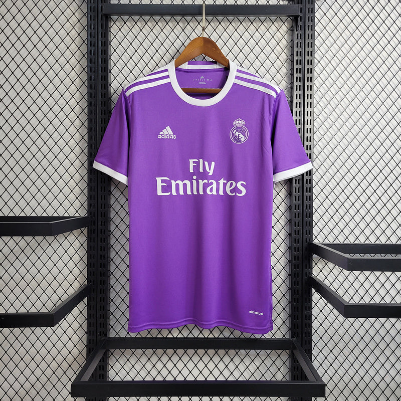 Camisa Real Madrid Retrô 17/18 - Away Roxo