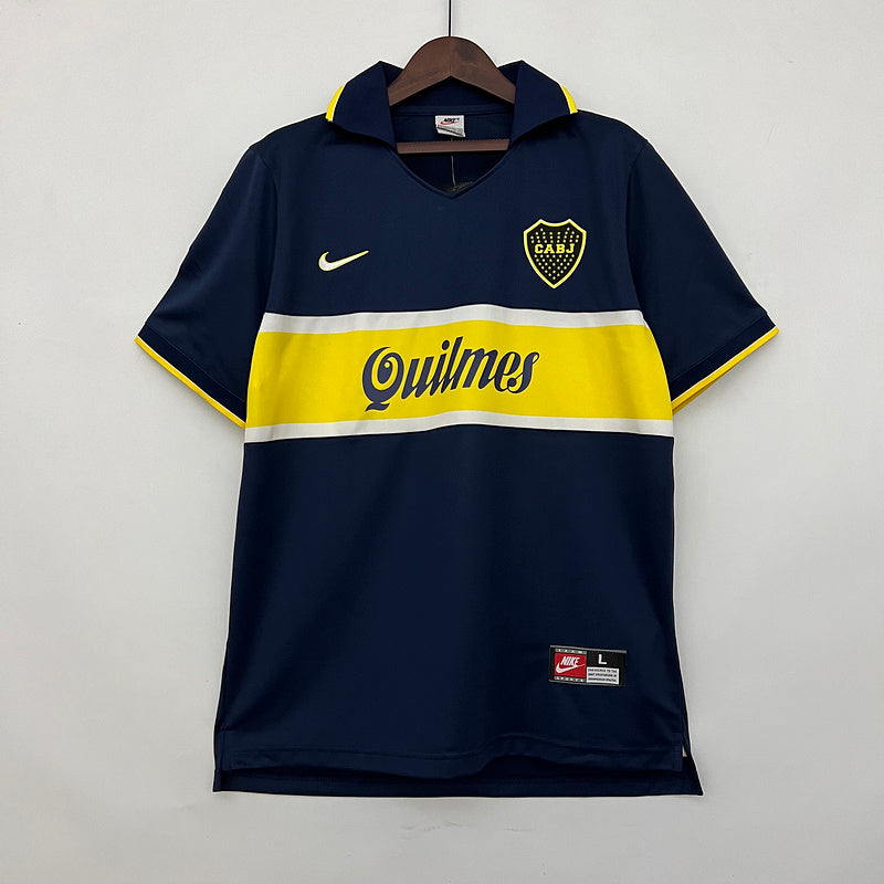 Camisa Boca Juniors Retrô 96/97 Nike - Azul e Amarela