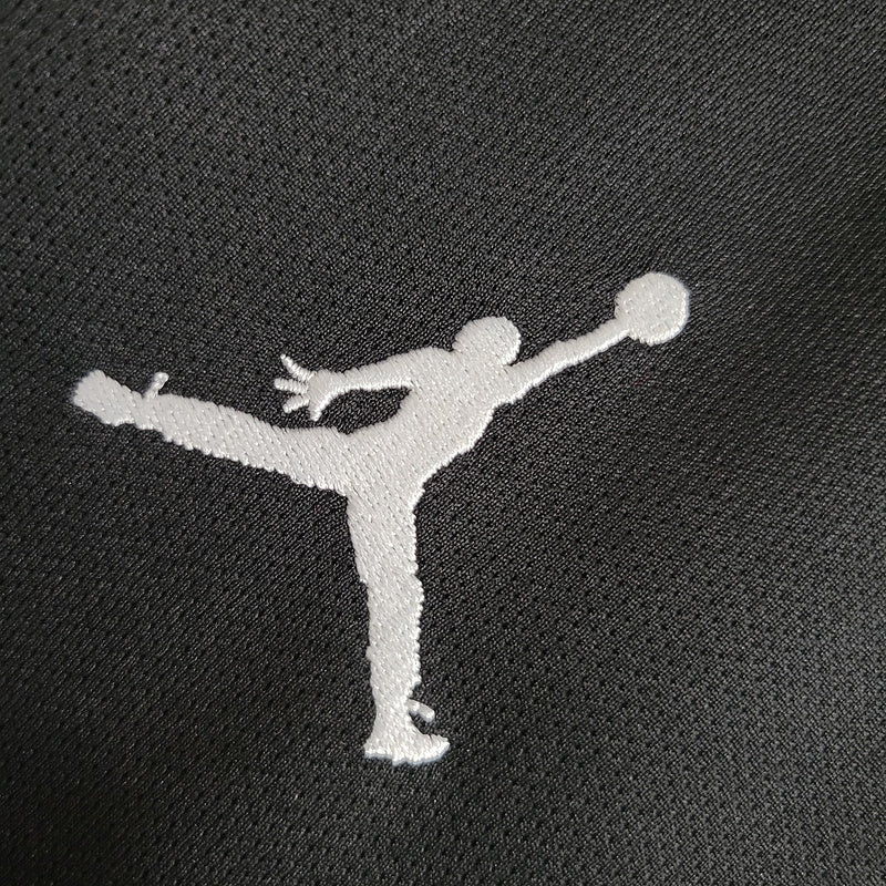 Camisa PSG Manga Longa Retrô 18/19 Away - Preto