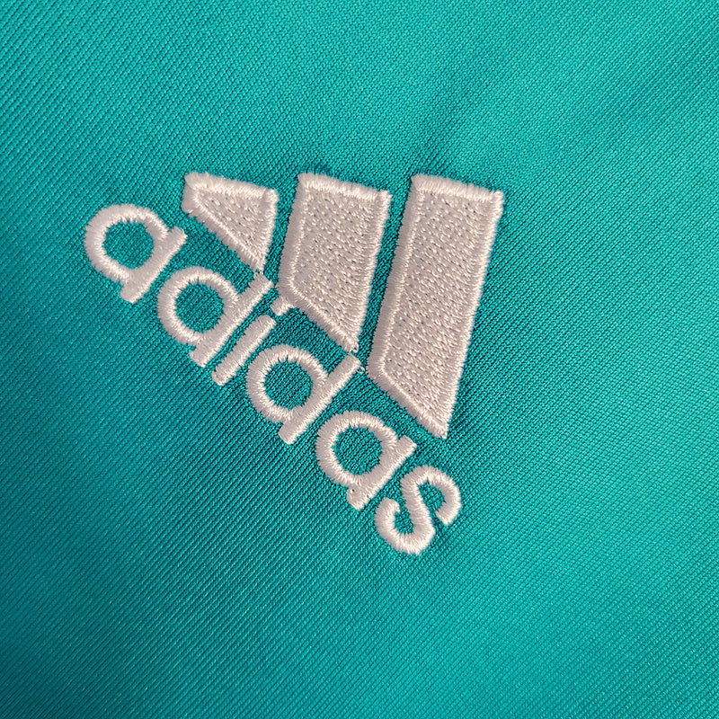 Camisa Real Madrid Manga Longa Retrô 17/18 Away