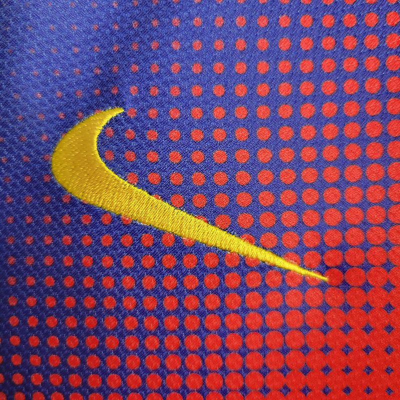 Camisa Barcelona Retrô 2012/2013 Azul e Grená - Nike