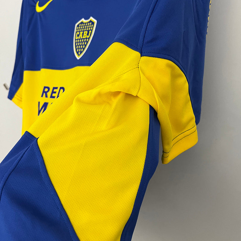 Camisa Boca Juniors Retrô 04/05 - Nike - Azul e Amarela