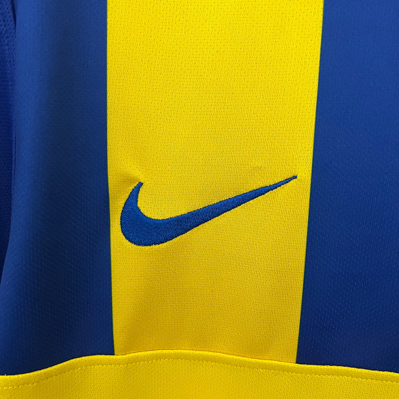 Camisa Boca Juniors Retrô Special 09/10 - Nike - Azul e Amarela