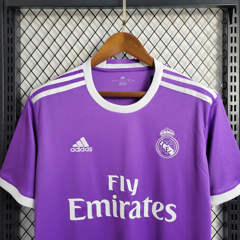 Camisa Real Madrid Retrô 17/18 - Away Roxo