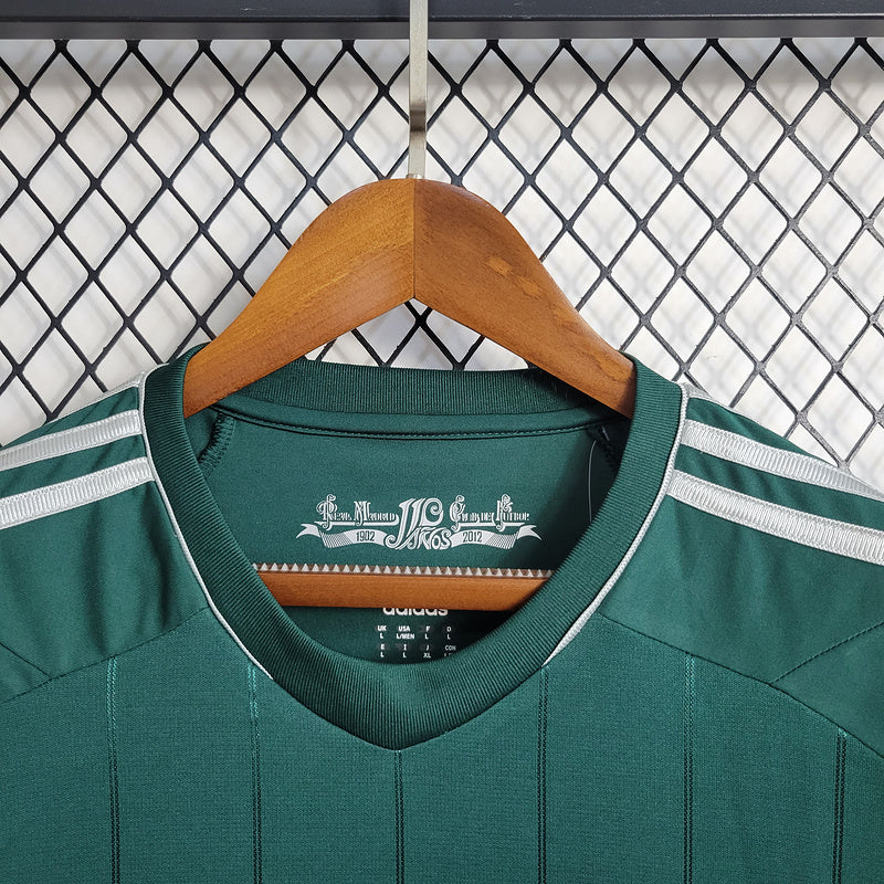 Camisa Real Madrid Manga Longa Retrô 12/13 - Verde