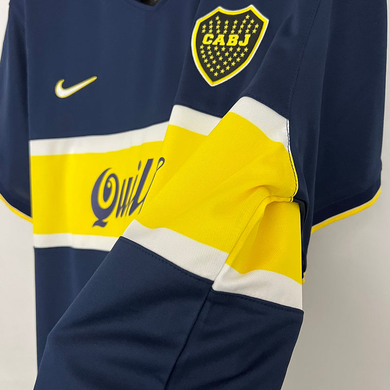 Camisa Boca Juniors Retrô 96/97 Nike - Azul e Amarela