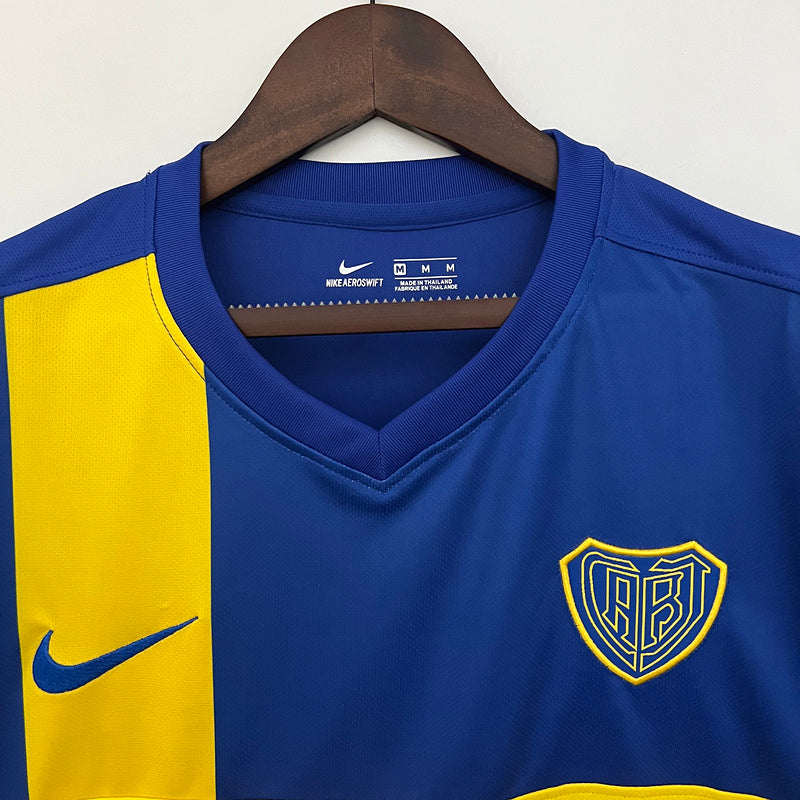 Camisa Boca Juniors Retrô Special 09/10 - Nike - Azul e Amarela