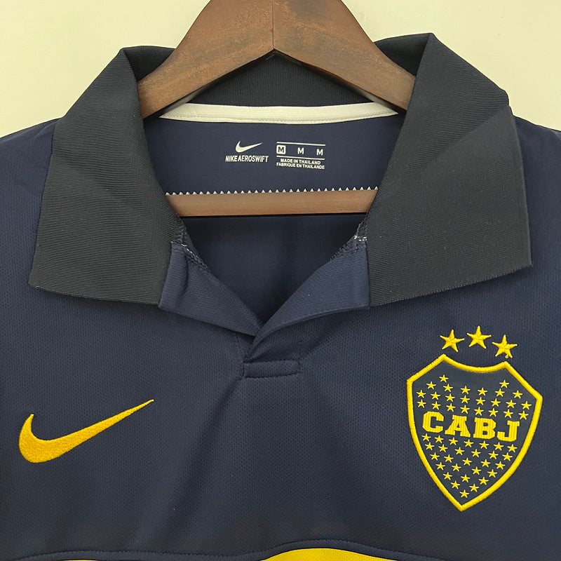 Camisa Boca Juniors Retrô 09/10 - Nike - Azul e Amarela