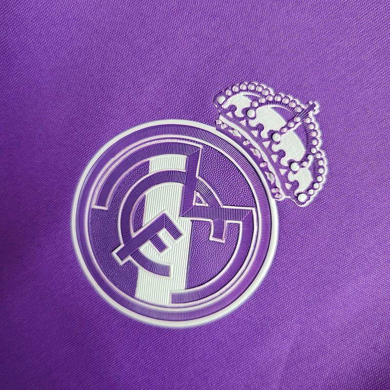 Camisa Real Madrid Retrô 17/18 - Away Roxo