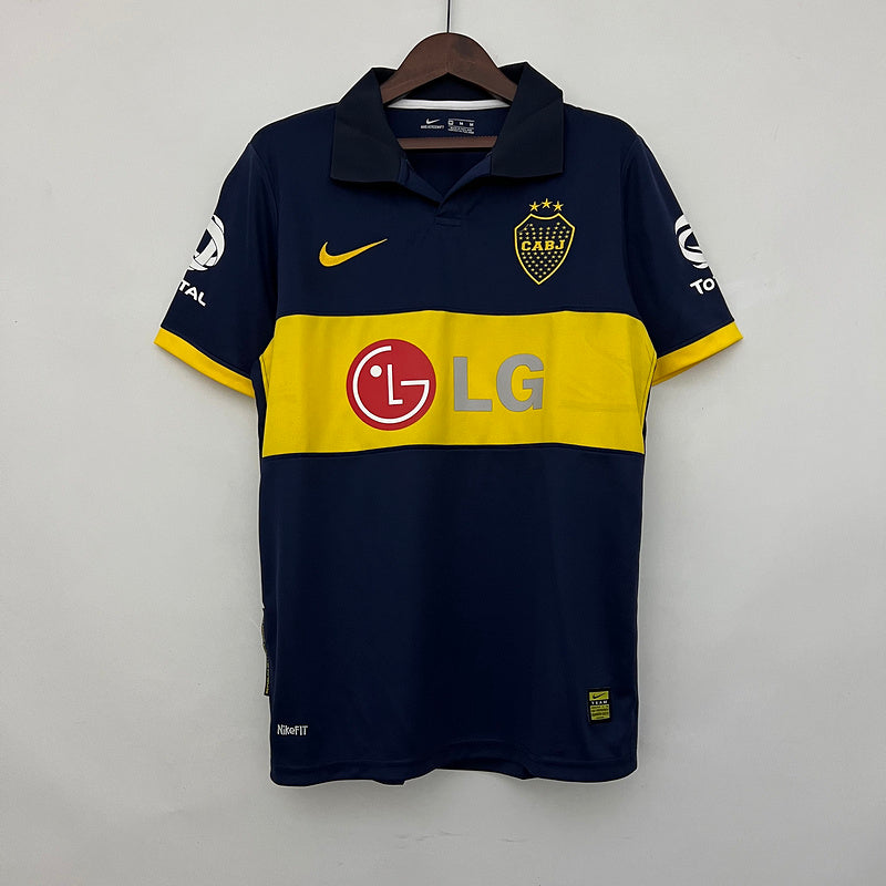 Camisa Boca Juniors Retrô 09/10 - Nike - Azul e Amarela