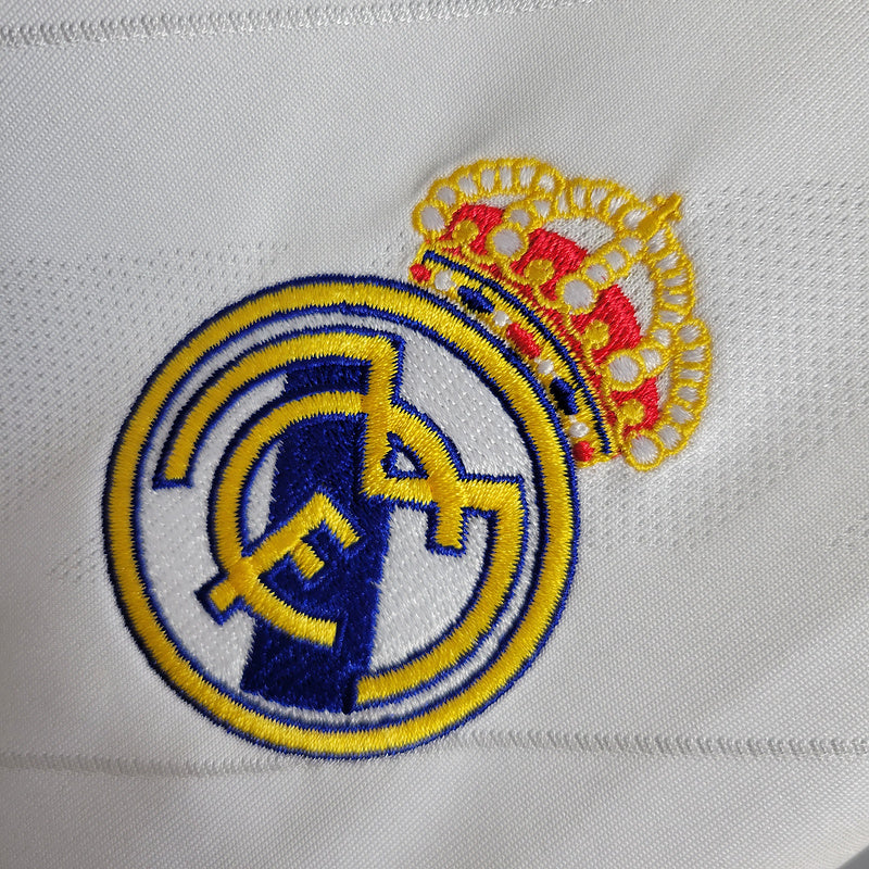 Camisa Real Madrid Manga Longa Retrô 17/18  Home